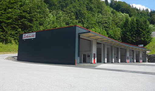new construction of premesis Scheuchl Transport company