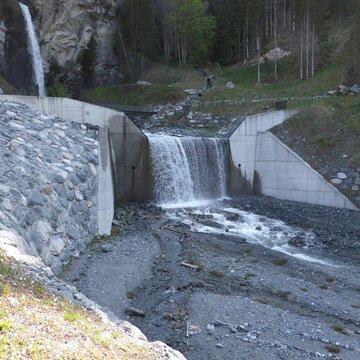 Planning of torrent barrier Balbier river, St. Gallenkirch (A)