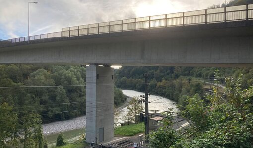 Feasibility study cycling path segment Enns valley, amiko bau consult