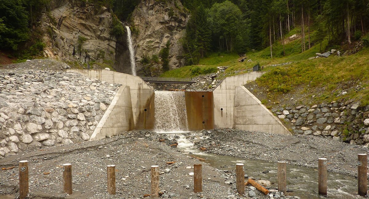 Planning of torrent barrier Balbier river, St. Gallenkirch (A)