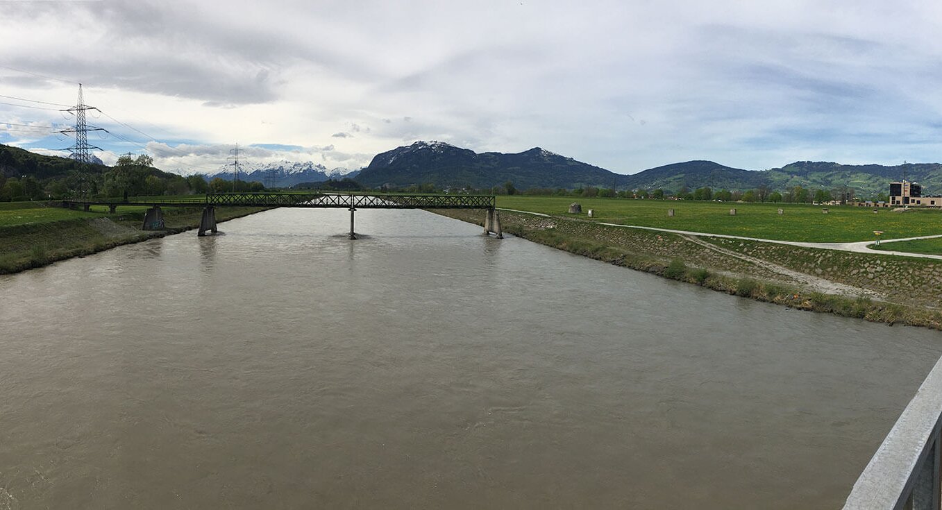 Dismantling of service railway bridge - International Rhine-Stream-Control