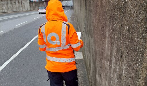 amiko bau consult Mitarbeiter bei Bauwerksprüfung Landesstraße 190, Vorarlberg
