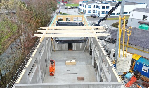 Municipal building yard Schlins, structural calculations by amiko bau consult, Bludenz
