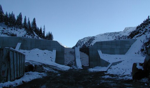 torrents and avalanche protection control Bludenz, planning slot barrier Lech