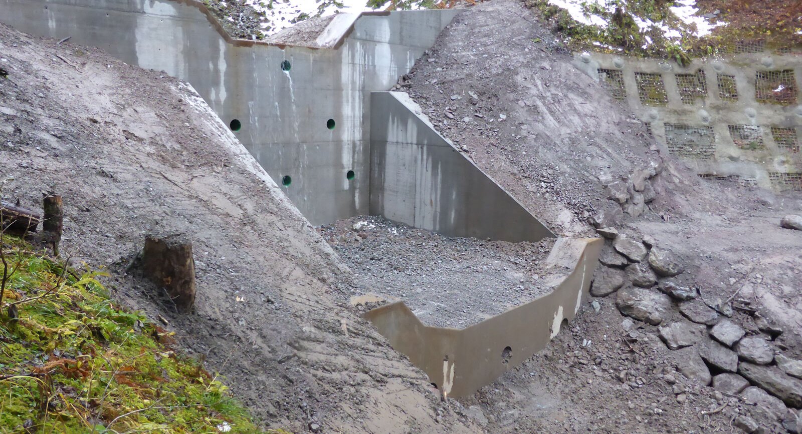 Consolidation check dam Auenlatschbach